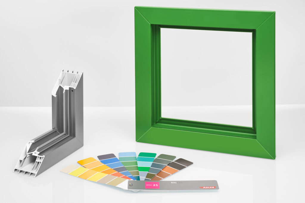 Polycolor 2K SQ van ADLER: hoogwaardige coating voor gekleurde kunststof kozijnen