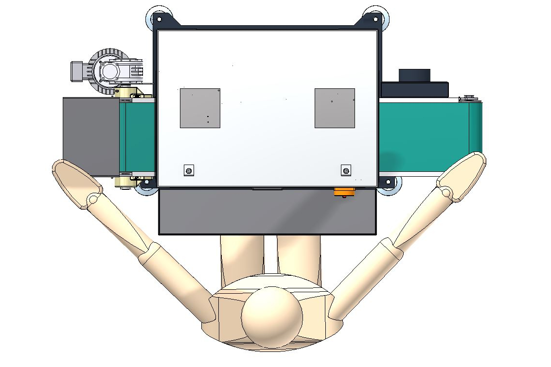 Tekening van een ontbraammachine